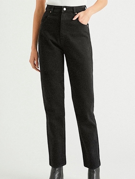 ROLLA'S Pants - ROLLA'S Elle Super High Rise Relaxes Leg Pants in Black